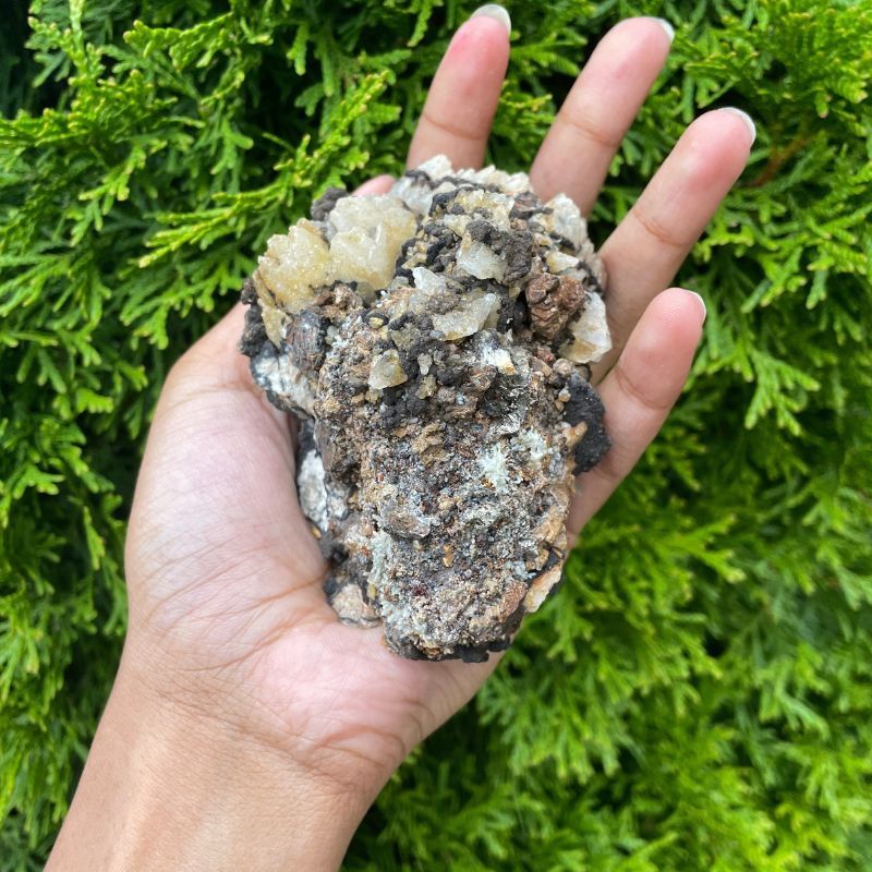 Pyrite Calcite Specimen