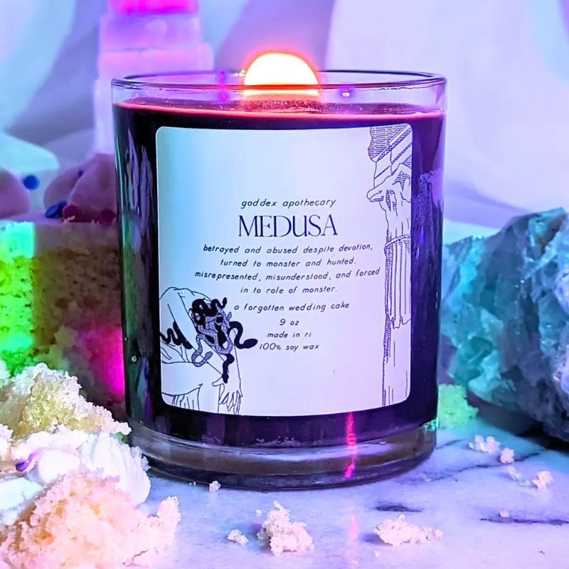 Medusa Candle Goddex Apothecary