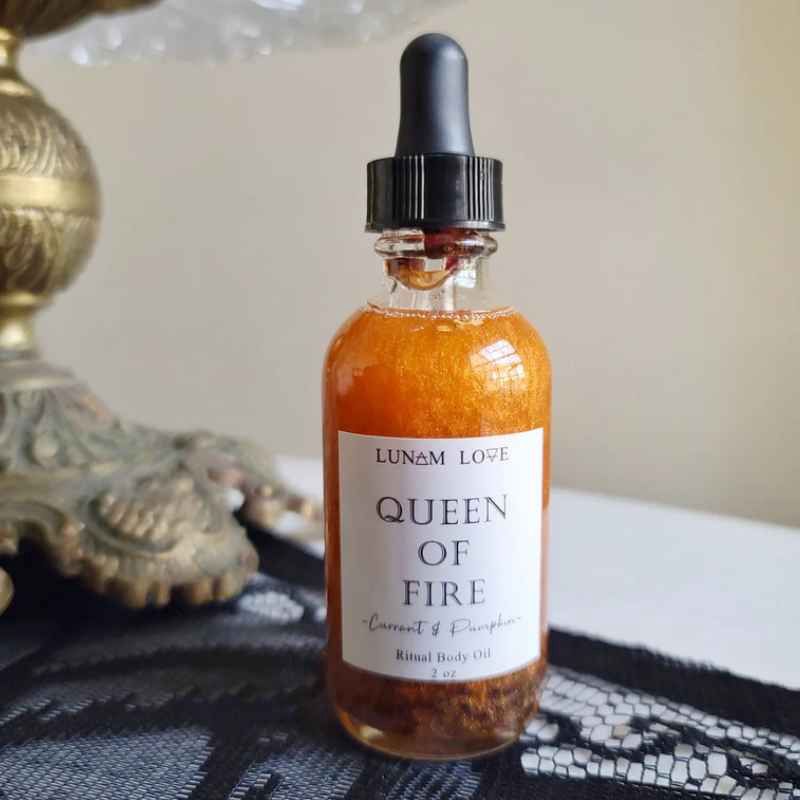 Queen Of Fire Ritual Body Oil Lunam Love