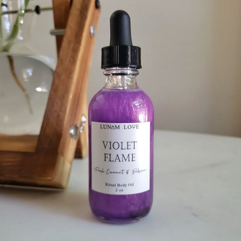 Violet Flame Ritual Body Oil Lunam Love