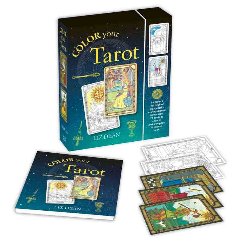 Color Your Tarot Deck &amp; Book Color Your Tarot Deck  Book