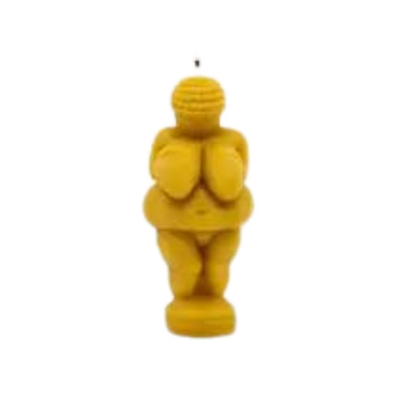 Beeswax Goddess Fertility Candle