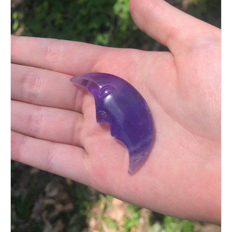 Fluorite Crescent Moon