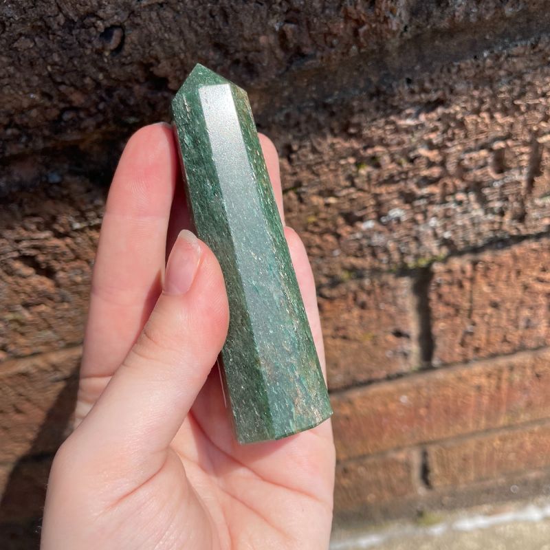 Emerald And Mica Tower