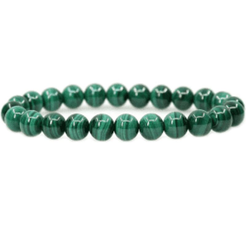 Malachite Bead Bracelet