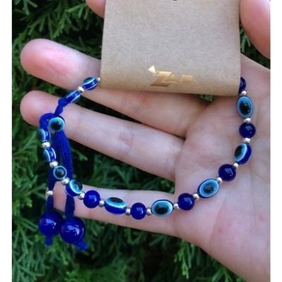 Blue Evil Eye Pull Bracelet