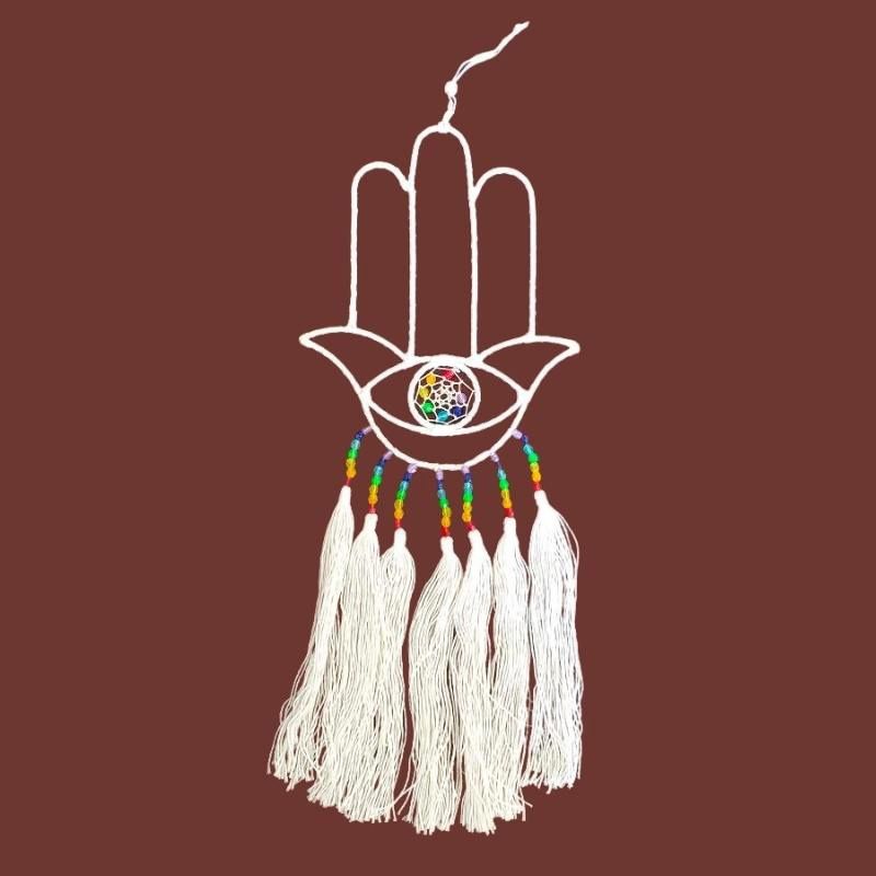 Chakra Hamsa Eye Wall Hanging