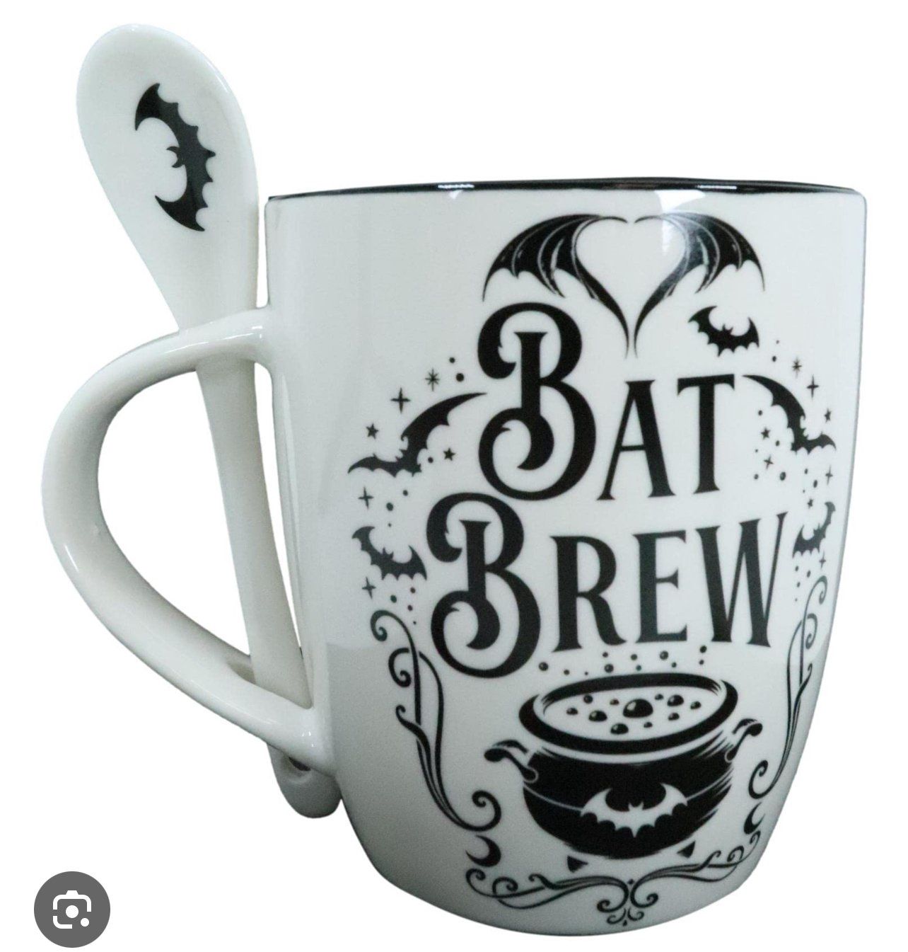 Bat Brew Mug &amp; Spoon Set