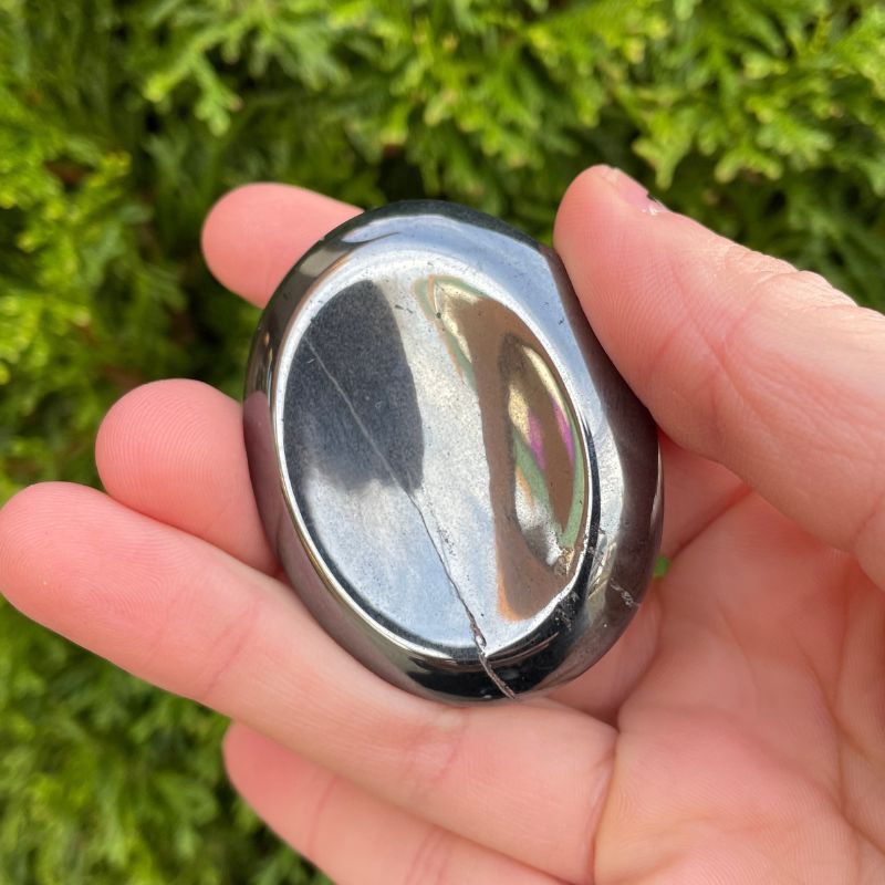 Hematite Worry Stone