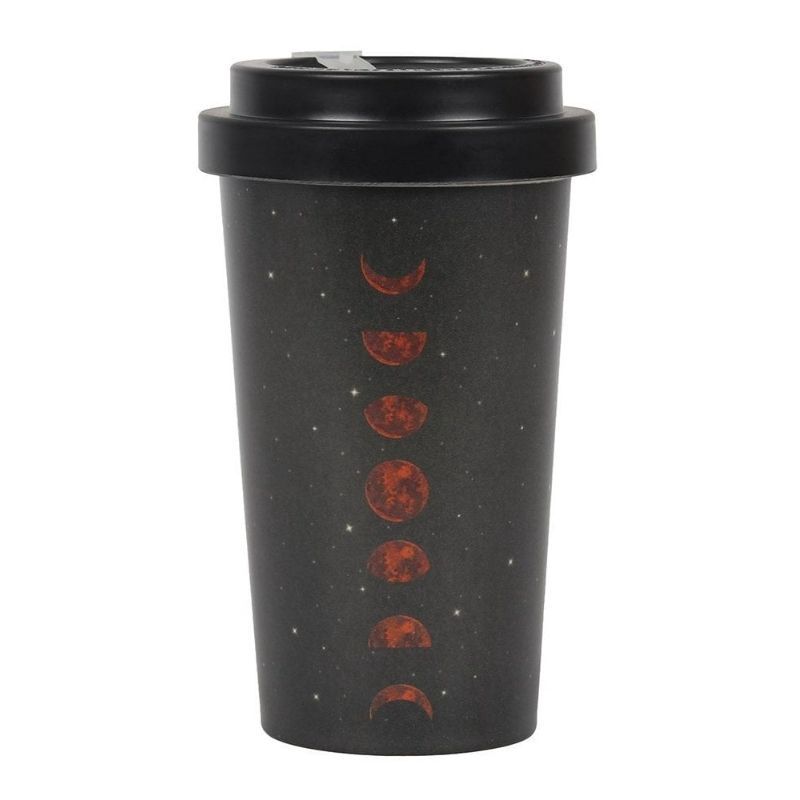 Moon Phases Bamboo Travel Mug