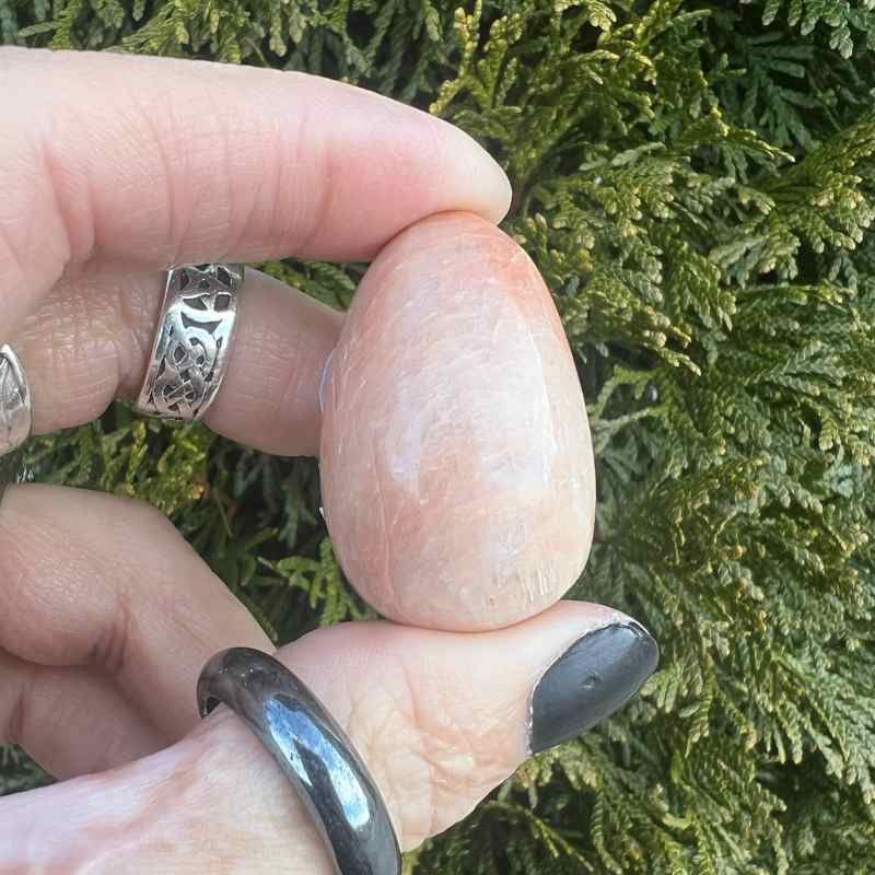 Peach Moonstone Egg