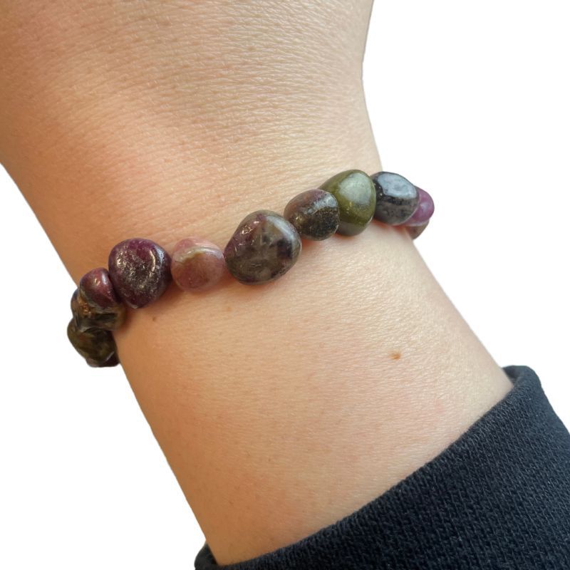 Multi Colored Tourmaline Bracelet