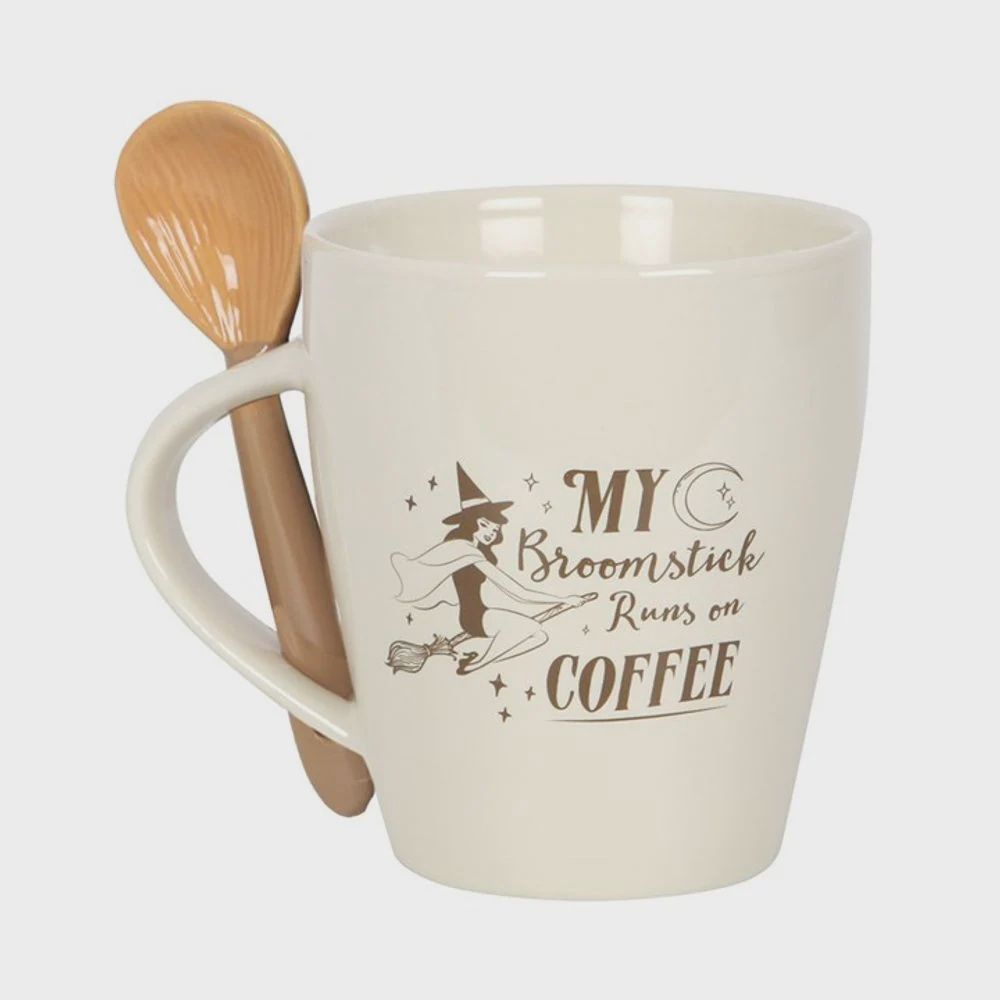 My Broomstick Runs On Coffee Cup