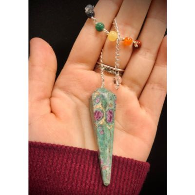 Ruby Fuchsite Chakra Pendulum