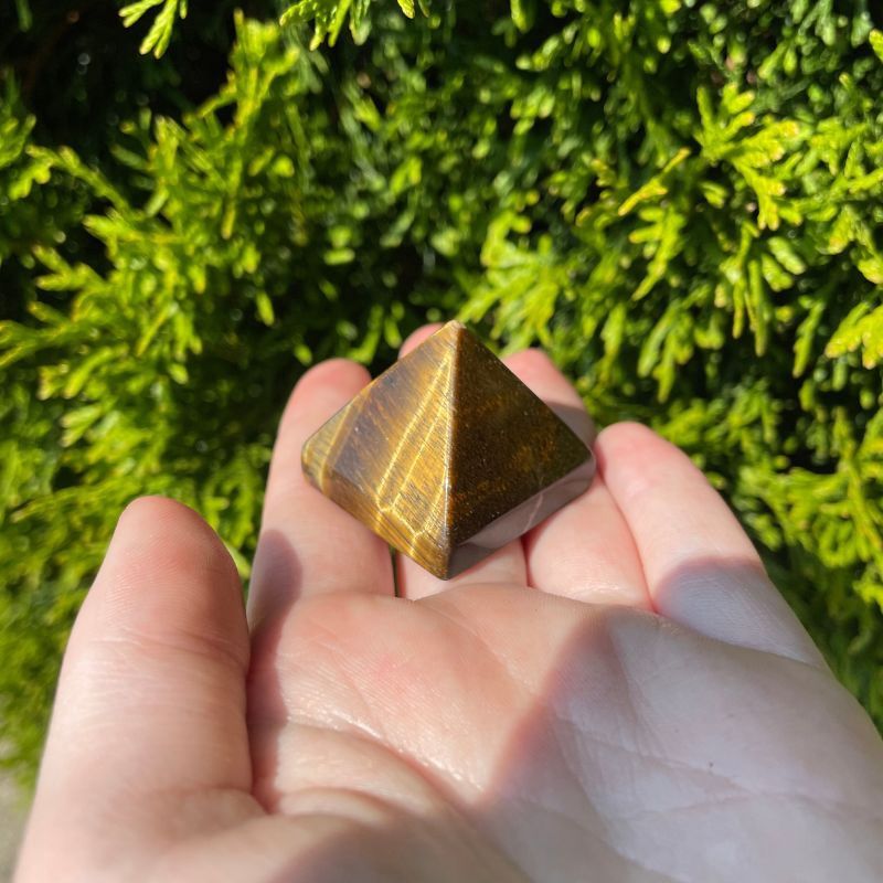 Tiger Eye Mini Pyramid