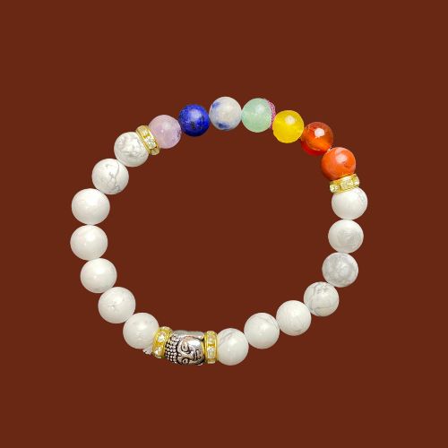 Howlite Chakra Bracelet