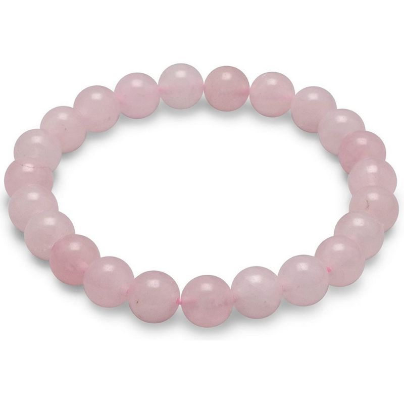 Rose Quartz Bead Bracelet
