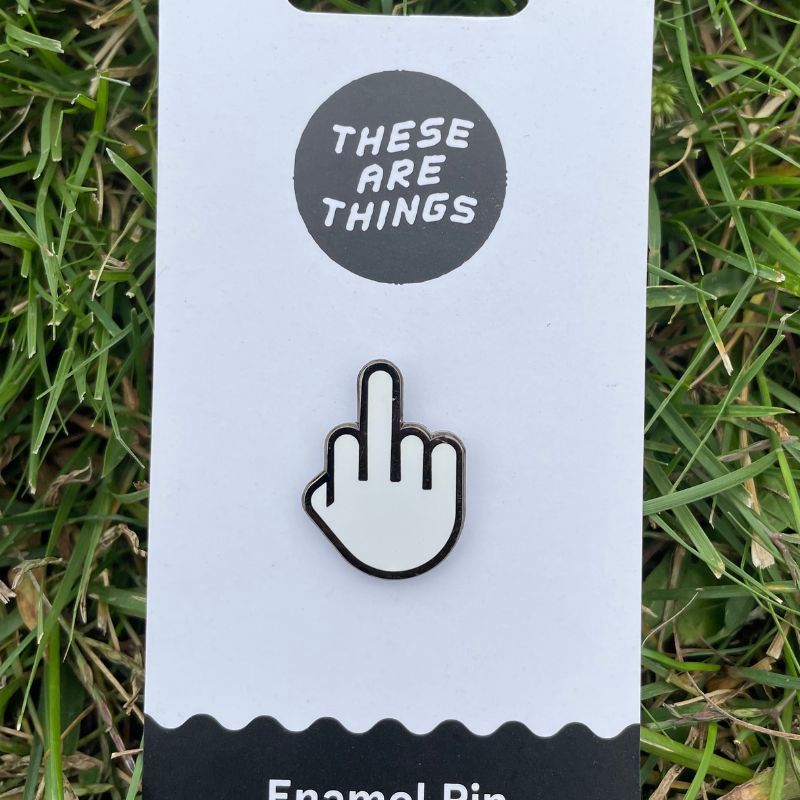 Middle Finger Enamel Pin