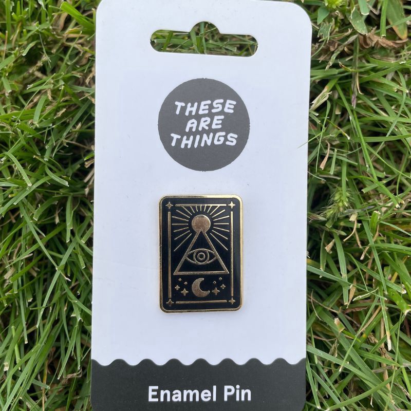As Above So Below Enamel Pin