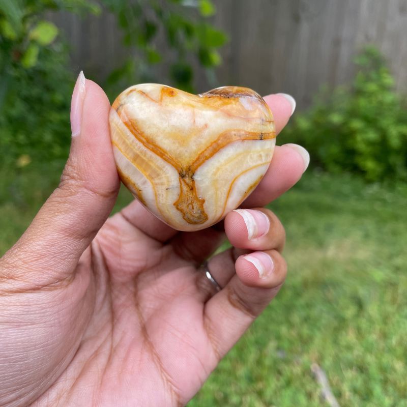 Onyx Puff Heart
