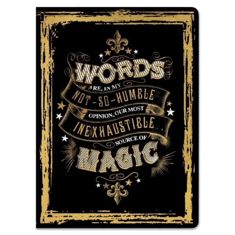 Harry Potter Words Soft Cover Journal
