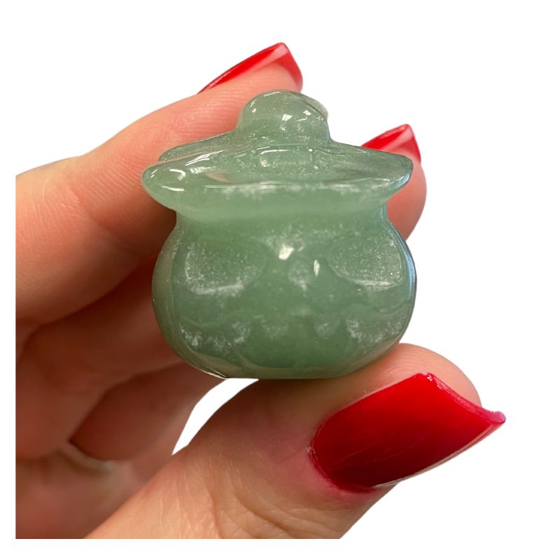 Green Aventurine Pumpkin Mini