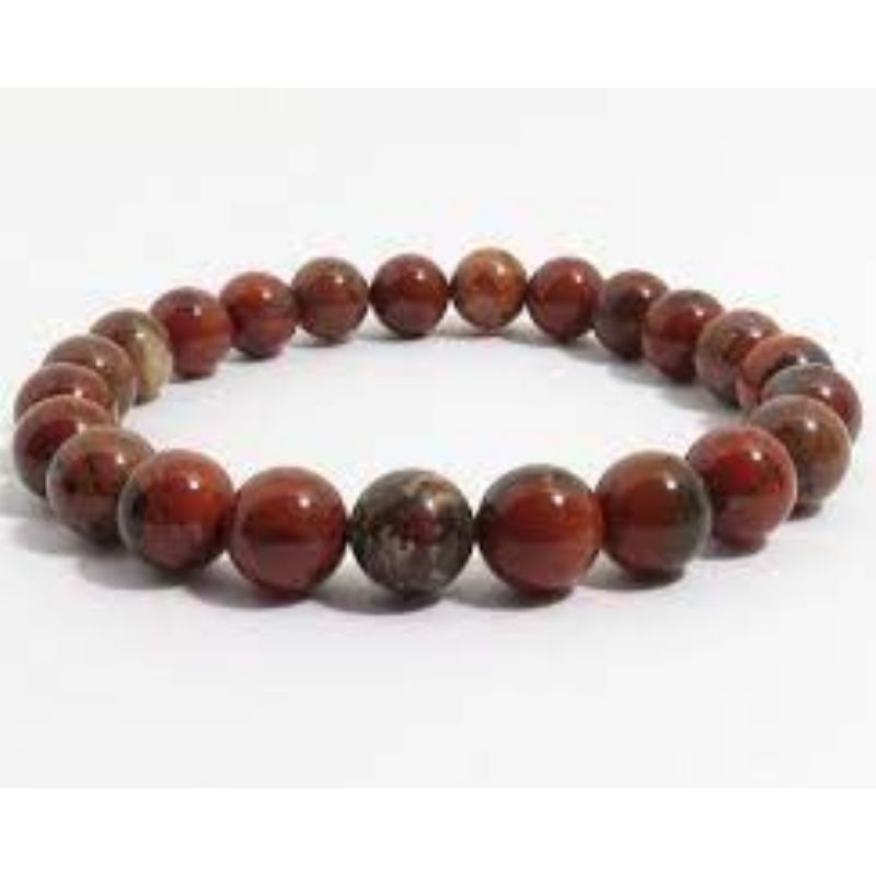 Brecciated Jasper Bead Bracelet