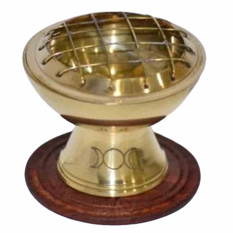 Triple Moon Screen Charcoal Burner