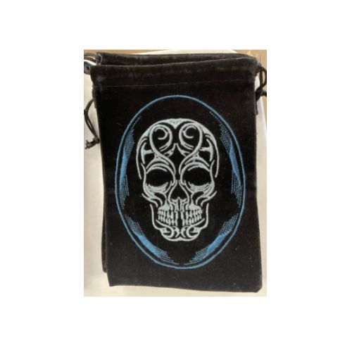 Embroidered Skull Bag