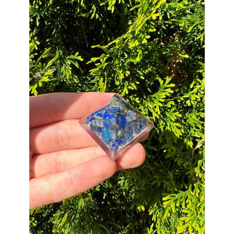 Orgone Lapis Third Eye Chakra Pyramid