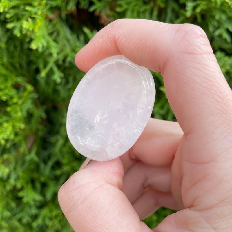 Rose Quartz Worry Stone