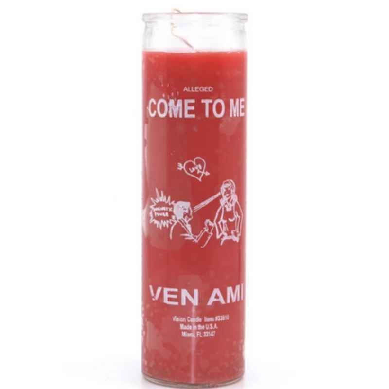 7 Day Come To Me Pink Candle
