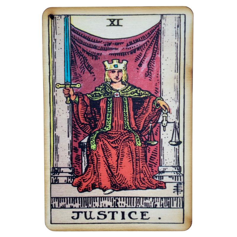 Justice Tarot Incense Burner