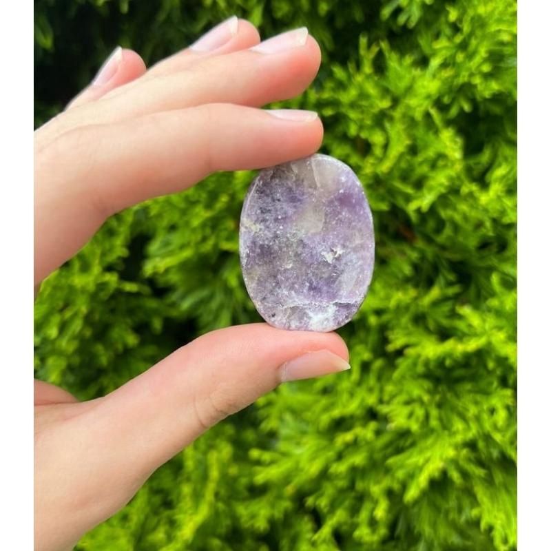 Lepidolite Worry Stone