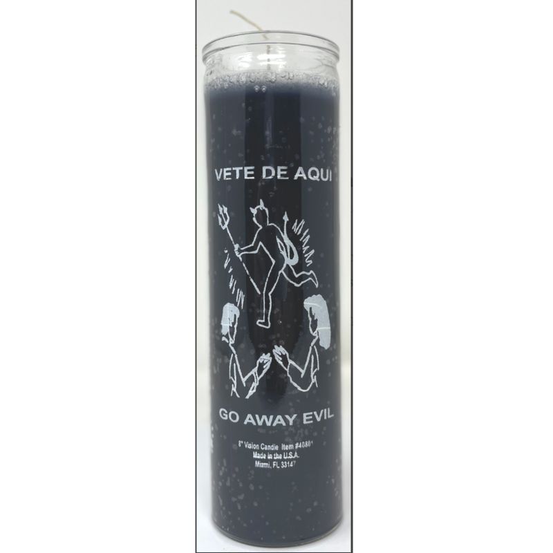 7 Day Go Away Evil Black Candle