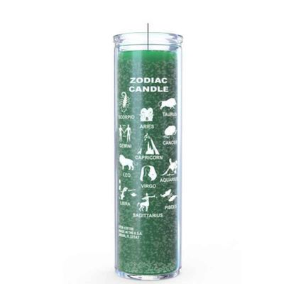 7 Day Zodiac Green Candle