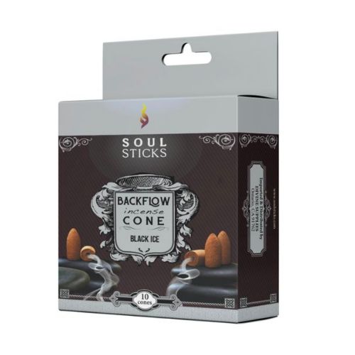 Black Ice Soul Sticks Backflow Cones