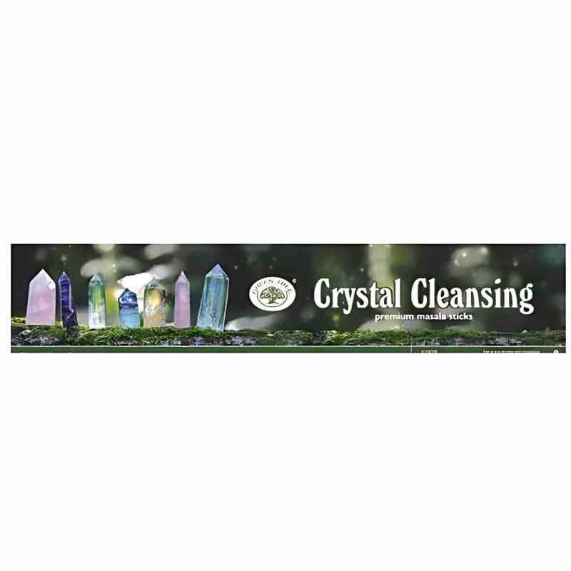 Crystal Cleansing Incense Sticks Green Tree
