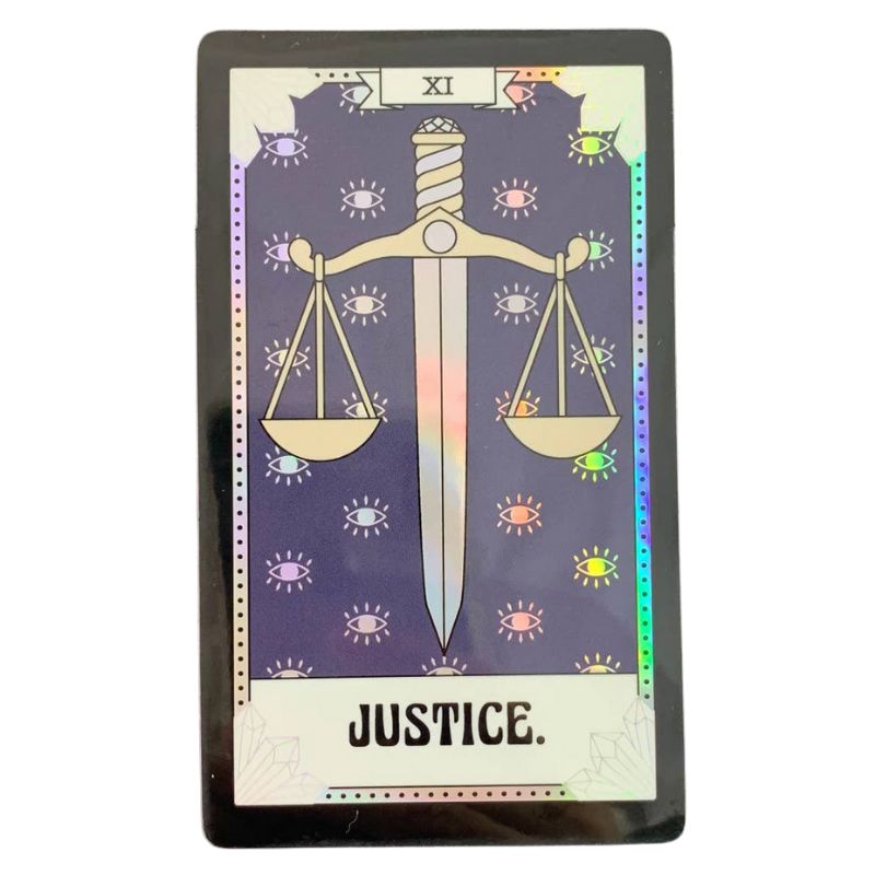 Justice Tarot Sticker