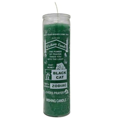 7 Day Wishing Candle Green