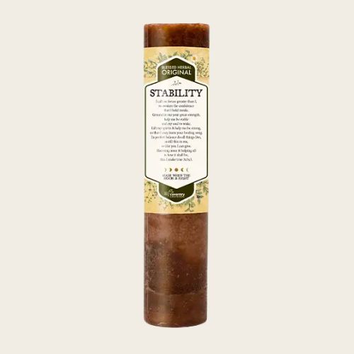 Stability Blessed Herbal Candle