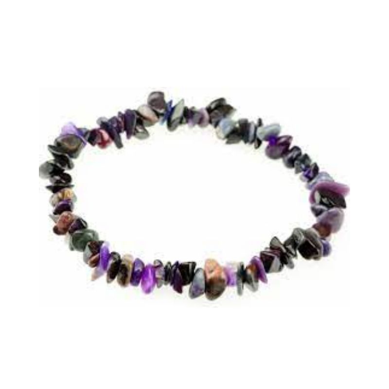 Sugilite Chip Bracelet