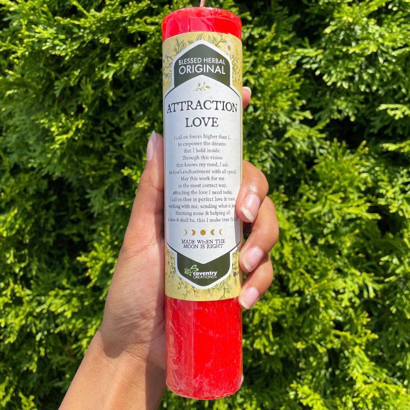 Attraction/Love Blessed Herbal Candle