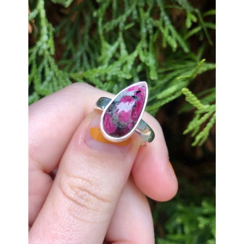Eudialyte Sterling Ring Sz9