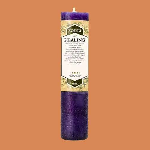 Healing Blessed Herbal Candle