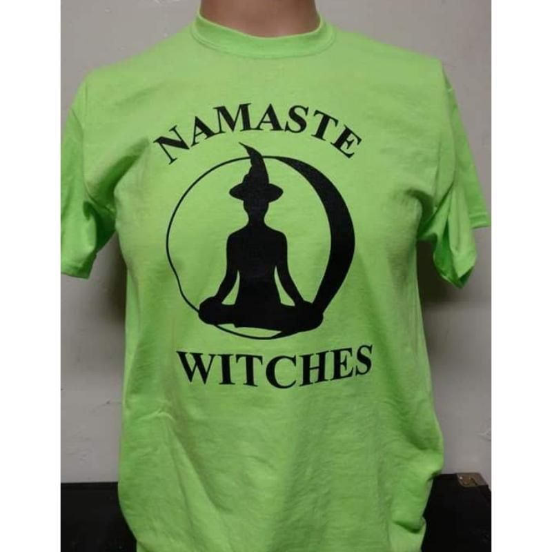 Namaste Witches Lime Green 3XL