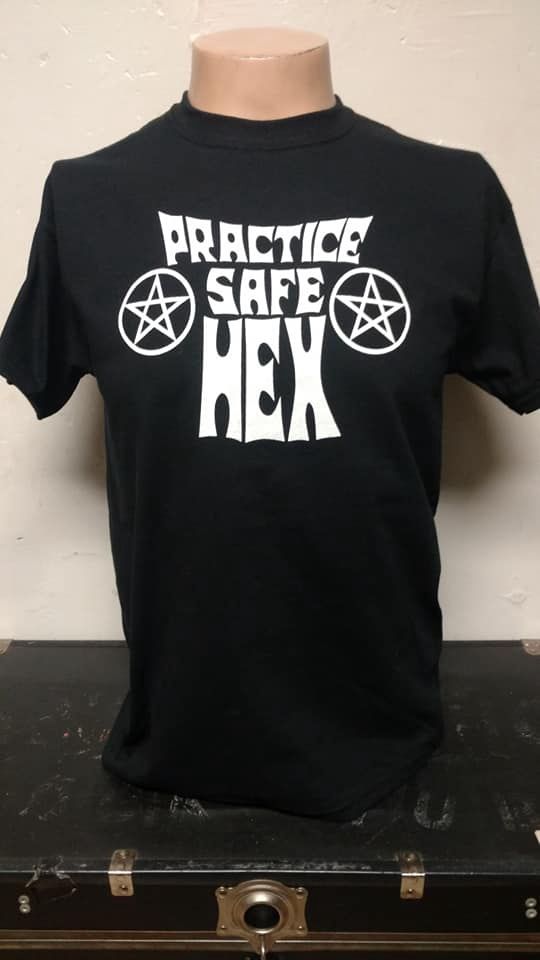 Practice Safe Hex Black Tshirt 3XL