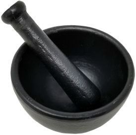 Mortar &amp; Pestle Cast Iron