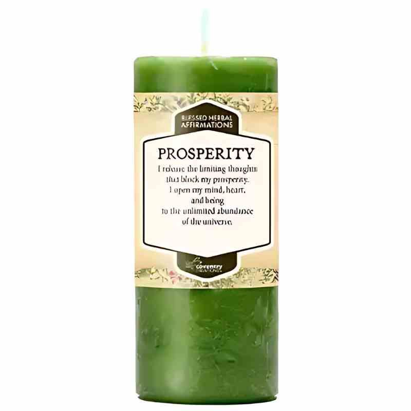 Prosperity Affirmation Candle