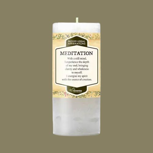 Meditation Affirmation Candle